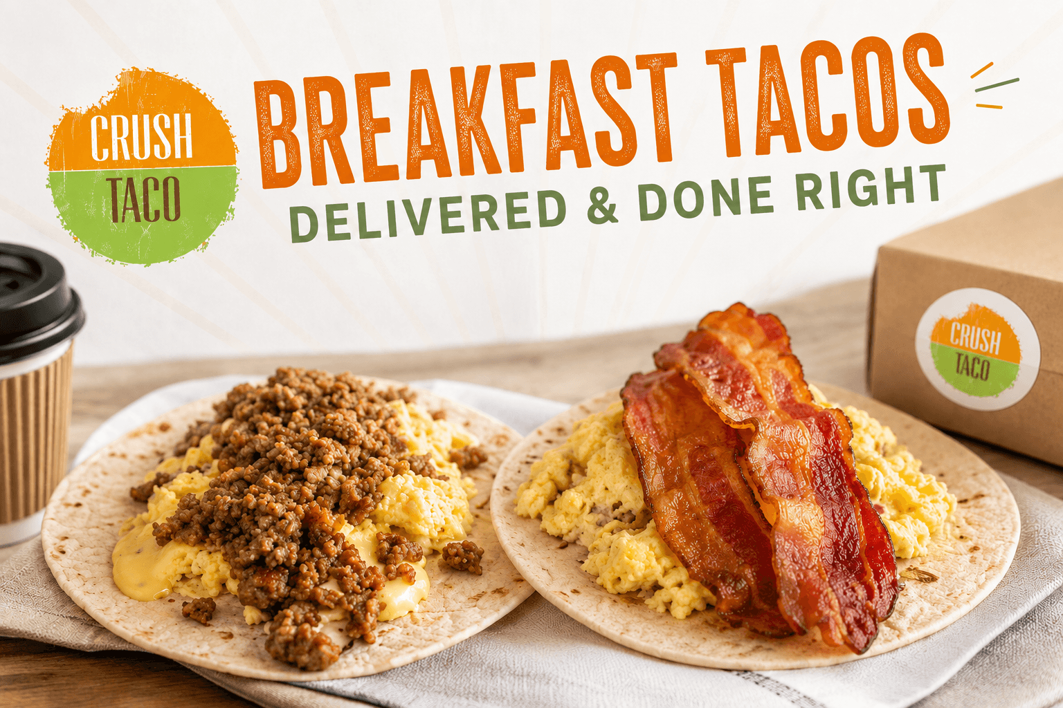 Breakfast Taco Delivery Service for Stress-Free Morning Meetings